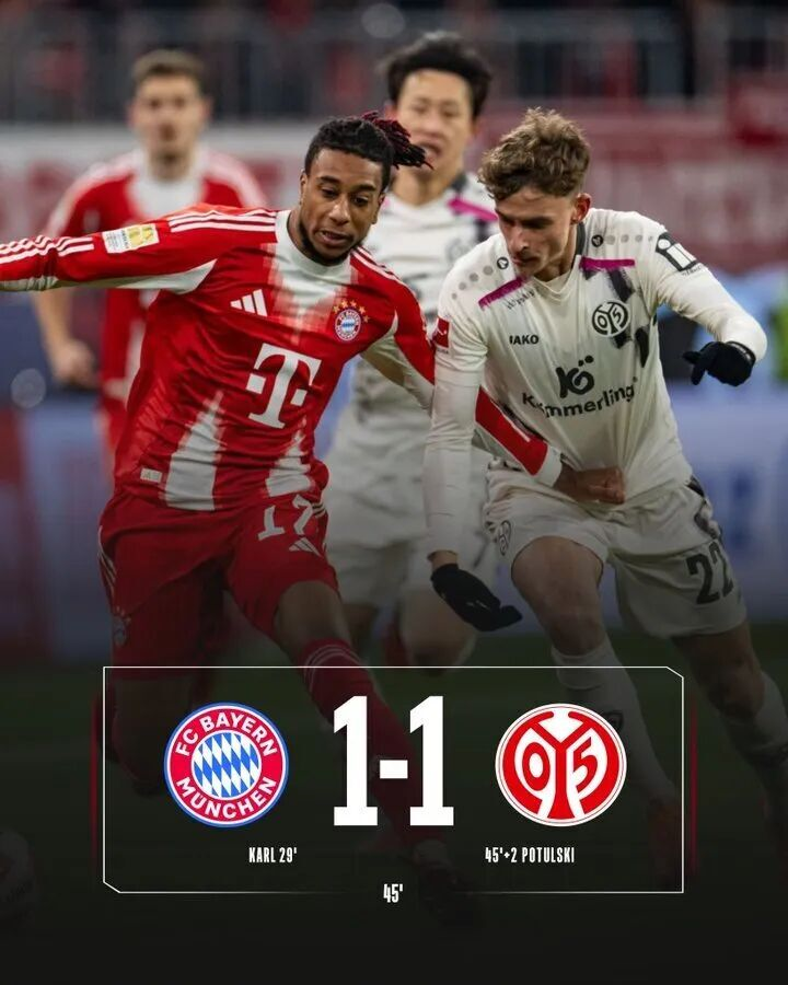 2025主场收官战，有惊无险憾平美因茨